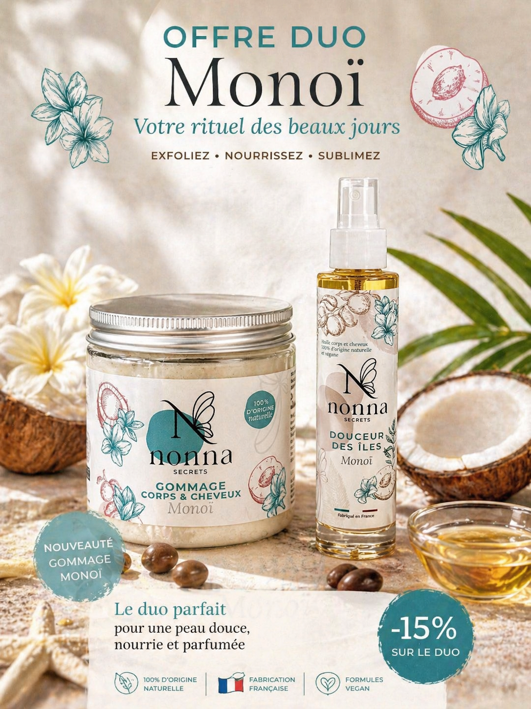 Rituel Monoï – Duo Corps Sublime