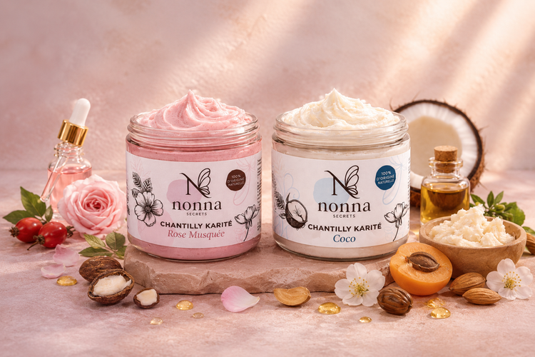 hantilly Karité Coco et Rose Musquée Nonna Secrets – soins corps et cheveux 250 ml