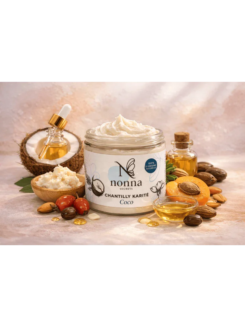 Chantilly Karité Coco – Soin nourrissant intense peau & cheveux secs