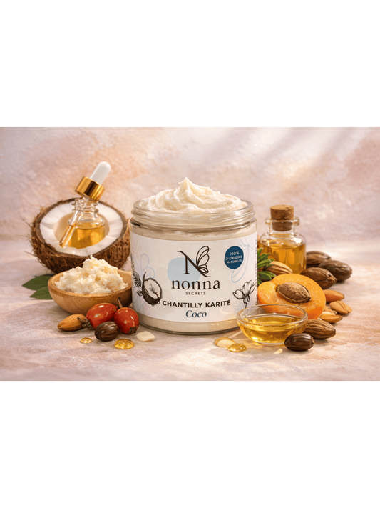 Chantilly Karité Coco – Soin nourrissant intense peau & cheveux secs